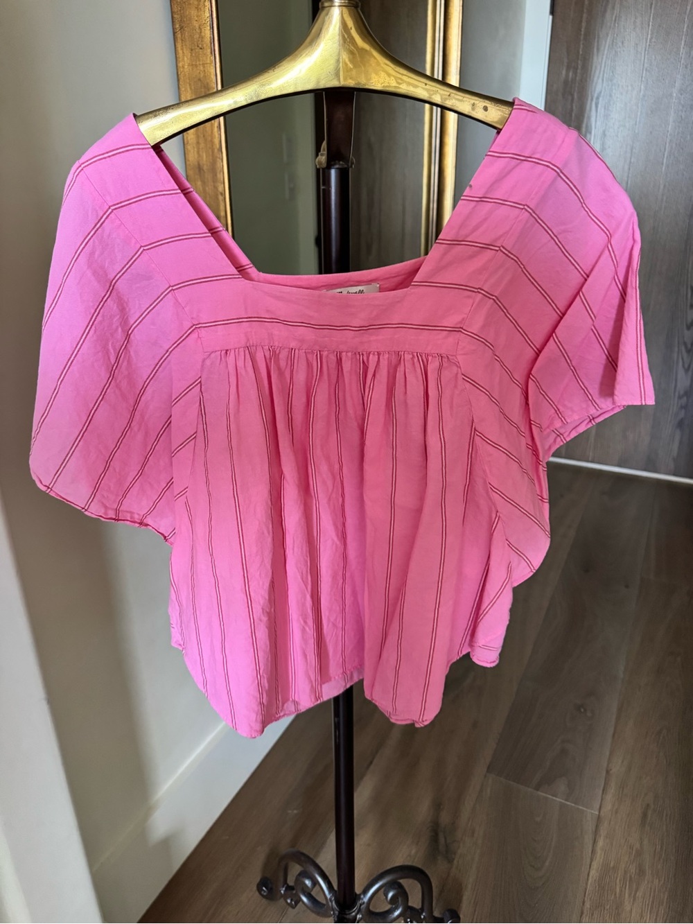 Madewell Lightweight Pink Scoop-Neck Women's Top
